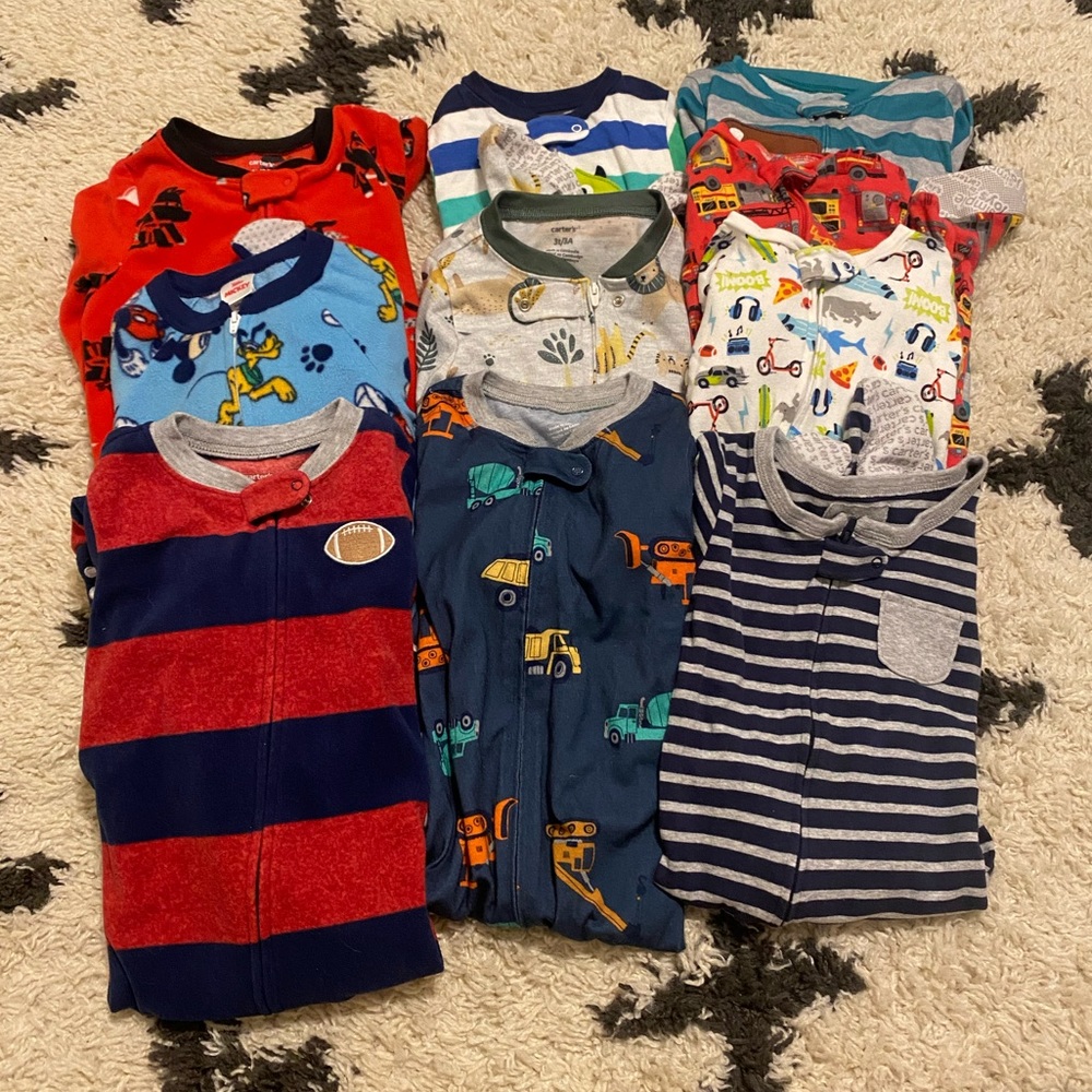 Boys 3T Footed Pajamas